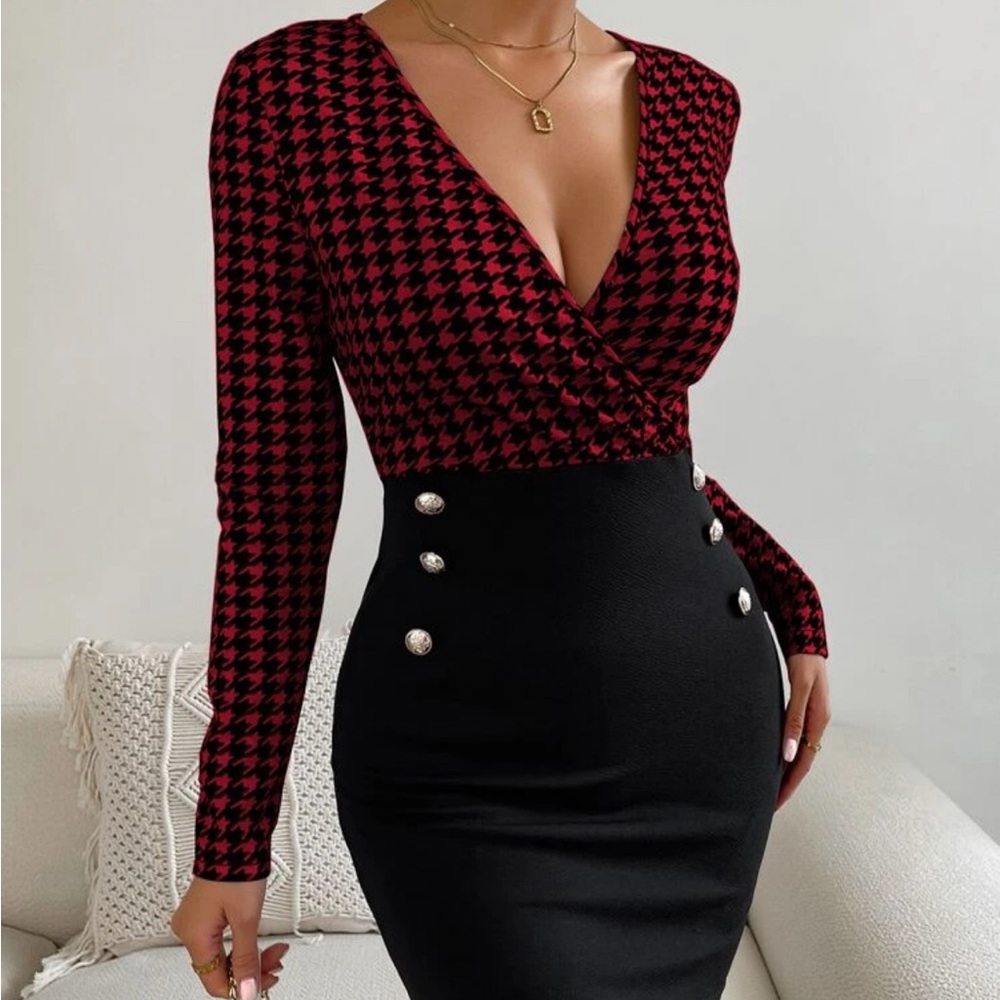 Black & Red Dress